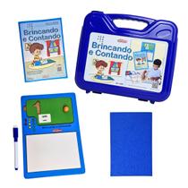 Brincando e Contando Brinquedos Educativos Pedagógico Aprender Números Infantil Matemática Escolar Carimbras Criança 3 anos