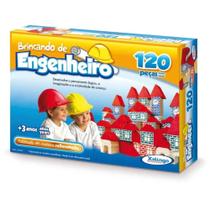 Brincando Engenheiro 5279.8 120PC - Xalingo Brincando Engenheiro 5279.8 120PC - Xalingo