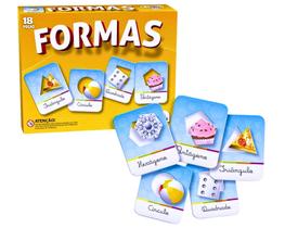 Brincar de aprender formas 18 pcs - escolar