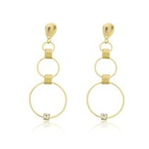 Brinco 3 Argolas Banhado a Ouro 18k Brinco 3 Argolas Banhado a Ouro 18k