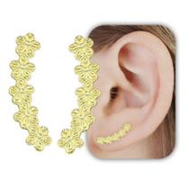 Brinco 5 Flores PRI Style Folheado A Ouro 18K Antialérgico BSPRI2975