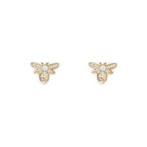 Brinco Abelha delicado com zirconia cristal