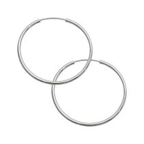 Brinco Aço Argola Circulo 55x2mm Brinco Aço Argola Circulo 55x2mm