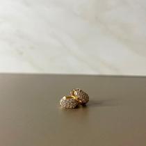 Brinco Ágata Dourado
