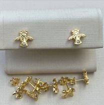 Brinco Anjinho filhos filhas banhado a ouro 18k