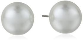 Brinco Anne Klein Fair Lady 12 mm Pearl Stud Brinco Anne Klein Fair Lady 12 mm Pearl Stud