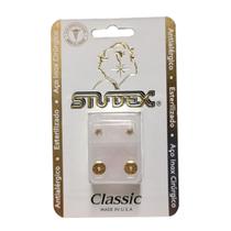 Brinco Antialérgico Studex Classic Cristal Pequeno - Pedrinha Branca