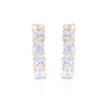 Brinco Aparador Zircônias 3,5mm Ouro 18k (BR505-3BR)