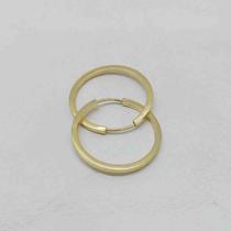 Brinco Argola 18 mm Ouro Dourado BRX0404