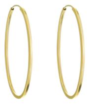 Brinco Argola 29 Mm Em Ouro 18k 750 Dourado Brinco Argola 29 Mm Em Ouro 18k 750 Dourado