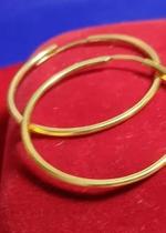 Brinco Argola 5 gramas 50 mm Fio Oco 2 mm