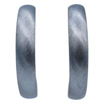 Brinco Argola 5cm Metal Escovado Semijoia Akasaki BC0602 Brinco Argola 5cm Metal Escovado Semijoia Akasaki BC0602