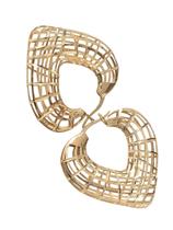 Brinco argola aramado grande.Rosangela lima joias