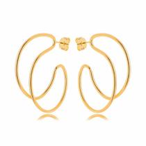 Brinco Argola Aro redondo vazado Liso