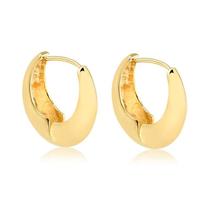 Brinco Argola Click Folheado A Ouro 18k