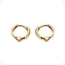 Brinco Argola Clip Italiano Segundo Furo Cuff Earband Piercing Ouro 18K - 23898