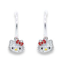 Brinco Argola com pingente Hello Kitty HK0202