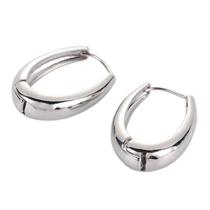 Brinco Argola Dourada Grossa Feminino Minimalista Luxo