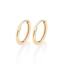 Brinco argola Dourada Lisa Feminina Média Clássica Elegante Leve Com Fecho Seguro/527164 Brinco argola Dourada Lisa Feminina Média Clássica Elegante Leve Com Fecho Seguro/527164