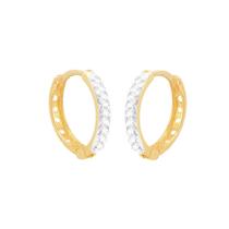 Brinco Argola em Ouro 18k com Diamantes - AU7231