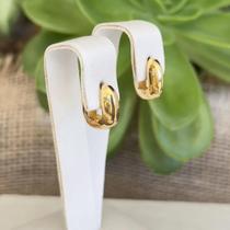 Brinco Argola Fechada Quadrada : 08.4742 DOURADO