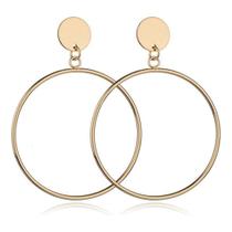 Brinco Argola Feminino 4,5cm dourado