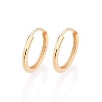 Brinco Argola Feminino Banhado a Ouro 18k 527165