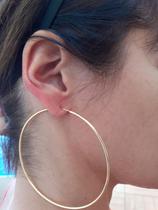 Brinco Argola feminino Ouro Zarpellon Brinco Argola feminino Ouro Zarpellon