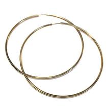 Brinco Argola Fina Folheado A Ouro