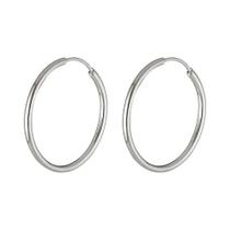 Brinco Argola Fio Redondo Prata 925