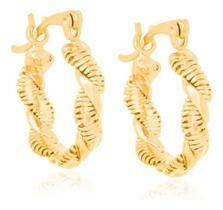 Brinco Argola Fio Trabalho. Rommanel 522423