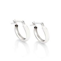 Brinco argola folheado a platina Cód. 320337