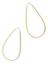 Brinco Argola Gota Fio Quadrado 1.7 Ouro 18k 750
