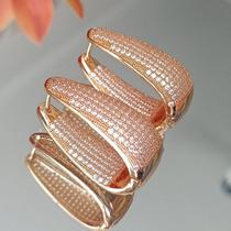 Brinco Argola Gota Microcravejada GG