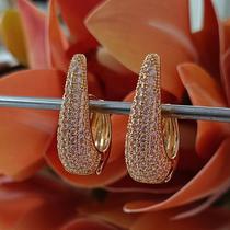 Brinco Argola Gota Microcravejada Slim G