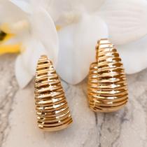 Brinco Argola Linhas Pressão M