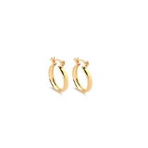 Brinco Argola Lisa 20Cm Folheado A Ouro Brinco Argola Lisa 20Cm Folheado A Ouro