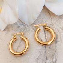 Brinco Argola Lisa Fecho Italiano