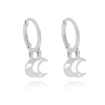 Brinco Argola Luas de Prata925