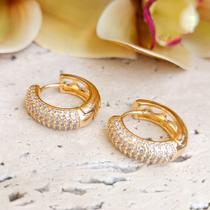 Brinco Argola Microcravejada M