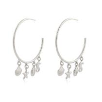 Brinco Argola Mix Mares Ródio