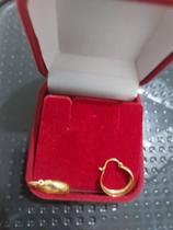 Brinco argola ouro 18k