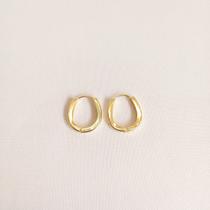 Brinco Argola Oval Lisa G Brinco Argola Oval Lisa G