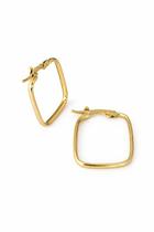 Brinco Argola Quadrada Ouro 18k - 2.05