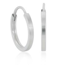 Brinco Argola Redonda Fio Quadrado 2cm em Prata 925 Legítima Brinco Argola Redonda Fio Quadrado 2cm em Prata 925 Legítima