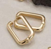 Brinco Argola Retangular