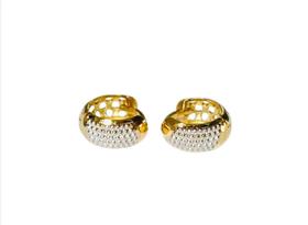 Brinco Argola Rhodium Ouro 18k - 1.67