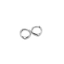 Brinco Argola Segundo Furo Cuff Earband Piercing Ouro Branco 18K - 22195