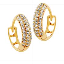 Brinco Argola Seis Fileiras BD001009 Brinco Argola Seis Fileiras BD001009