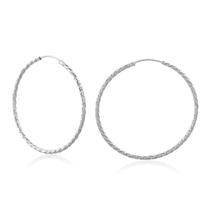 Brinco Argola Torcida Prata 925 40mm Brinco Argola Torcida Prata 925 40mm